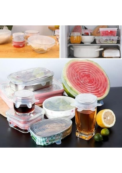 6' Lı Set Silikon Gıda Saklama Bonesi fiyatları