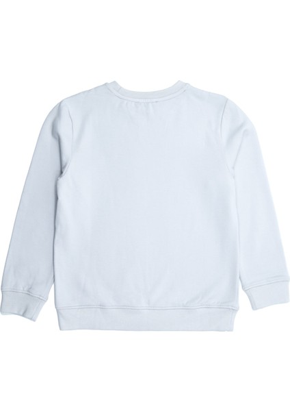 Yumuşacık Bambu Kumaş Şardonlu Gri Kışlık Unisex Çocuk Sweatshirt fırsatları