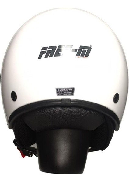 Motosiklet Yarım Kask Camlı Ce Onaylı Güneş Vizörlü Motor Kaskı Whıte fiyatları