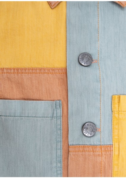 %100 Pamuk Renkli Ince Denim Yazlık Unisex Çocuk Ceket fiyatları