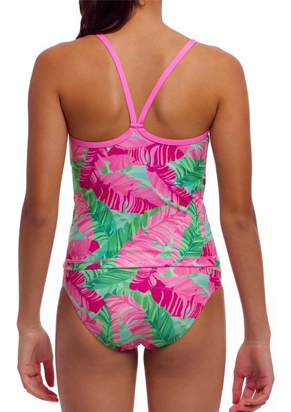 Tropic Palm Kız Çocuk Tankini Yüzücü Mayo Takım modelleri