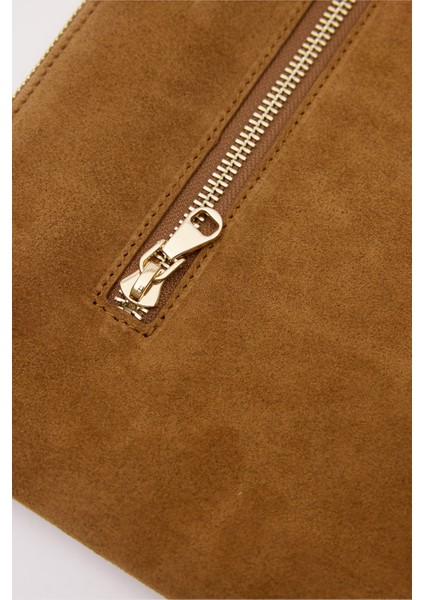 Suvea Vizon Süet Hakiki Deri Clutch indirimleri