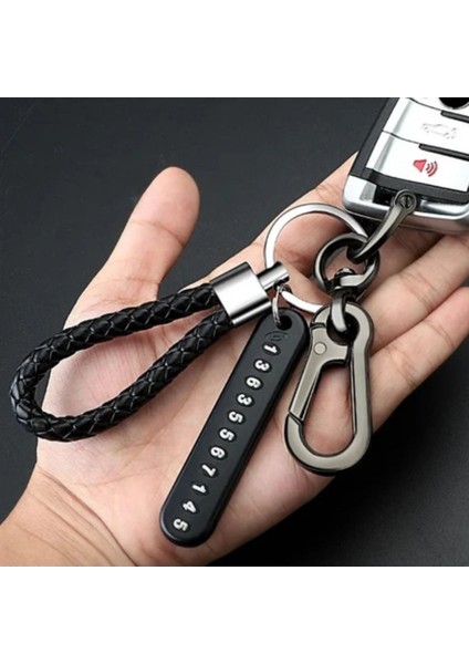 Anahtarlığa TakılabilenTelefon Numarası Etiketli Numaratörlü Anahtarlık (4989) modelleri