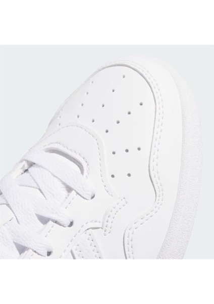 Unisex Çocuk Beyaz Yürüyüş Ayakkabısı Hoops 4.0 J JI3470