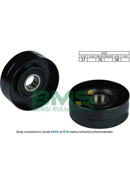 Mtxdpn Alternatör Gergi Rulmani Astra F-G-Combo-Corsa C 1.7tds-1.7td-1.7tdi 16V 70X19X17