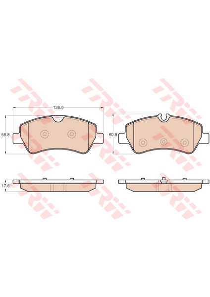 Mtxdpn Fren Balatasi Arka Ford Transit 2.2 Tdci 13-, 2.2 Tdci Rwd 13-, Transit Custom 2.2 Tdci 12-