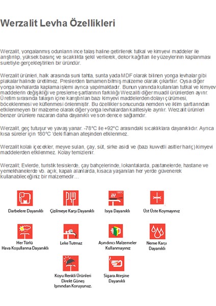 Japon Werzalit - Çırağan Mutfak Masa Takımı (70X120) - (Afyon Mermer - Füme) fiyatları