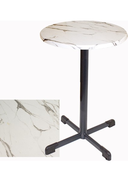 Bistro Masa (Halley Werzalit Yuvarlak 70CM) - Afyon Mermer