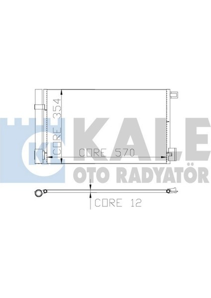 Mtxdpn Klima Radyatörü ( Kondenser ) Kurutuculu Fiat Fiorino 1.3 Jtd, Citroen Nemo 1.4 Hdi, Peugeot Bipper 1.4 Hdi