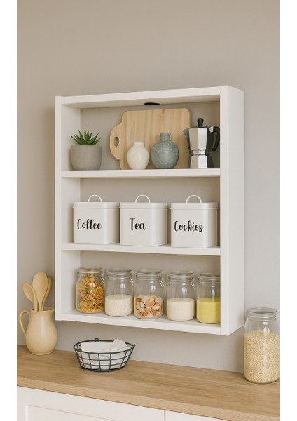 Mirova Mutfak Duvar Rafı Düzenleyici Dolap