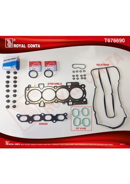 Mtxdpn Üst Takim Conta Ford Focus Ii 1.6ti 115HP 07 Focus Iii 1.6ti 105-120-125HP 10 Mondeo Iv 1.6 Ti