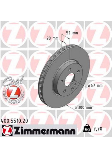 Mtxdpn Fren Diski Ön Mercedes Vito W447 14