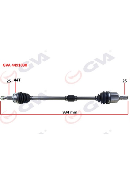 Mtxdpn Komple Aks Sağ Elantra 1.6i Abs Li 01-07 44DİŞ 935MM Auto.