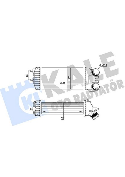 Mtxdpn Intercooler Berlingo-Xsara Picasso-Peugeot Partner 1.6 Hdi 02