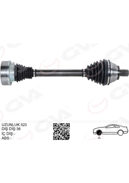 Mtxdpn Aks Ön Sol Golf Plus 1.9tdi 05- Golf V 1.9tdi 03- Golf Vi 2.0tdi 08- Toruran 1.9tdi 03-