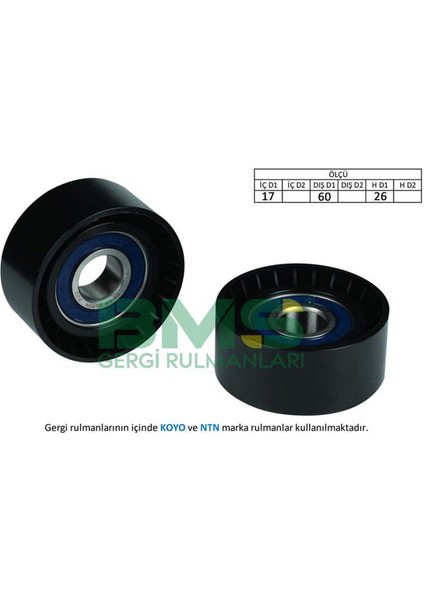 Mtxdpn Alternatör Gergi Rulmani P206 Xsara Picasso 1.4 1.6 8V / 16V Partner Ii Berlingo Ii 1.4 8V 1.6 16V