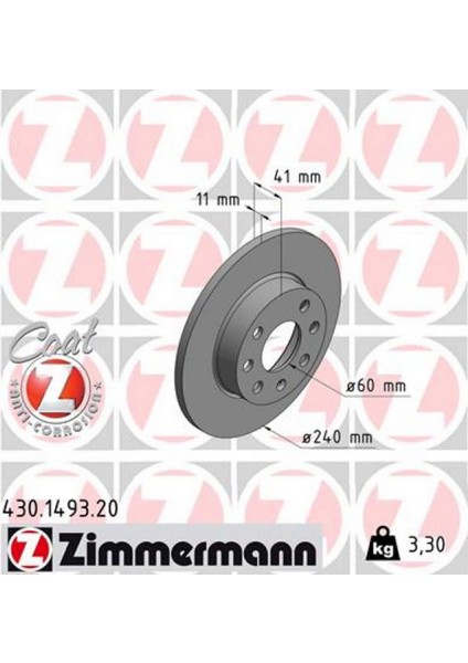 Mtxdpn Ön Fren Aynasi Corsa C 1.0-1.2 16V 01 11 240X11X4DL Dolu