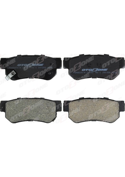 Mtxdpn Arka Fren Balata Hyundai Sonata 2.0l Crdi. Vvti Gls 98- / Tucson. Santafe 2.0l Crdi 04-10 / Ssangyong Kyron 2.0l Xdi 05- / Kia Sportage 2.0l Crdi 04-