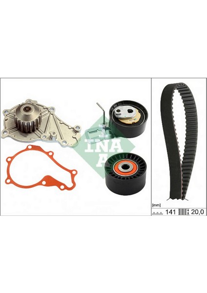 Mtxdpn Triger Seti+Devirdaim Citroen Berlingo 1.6 Hdi 08-, C3 Ii 1.6 Hdi 14-, C4 Ii 1.6 Hdi 14-, Peugeot 208 I 1.6 Hdi 13-, 308 Ii 1.6 Hdi 13-, 508 1.6 Hdi 14-18, Ford B-Max 1.5 Tdci 12-, Fiesta Vi