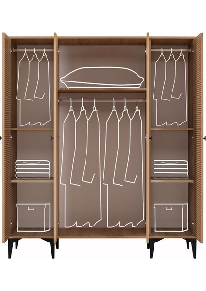 Rustik 4lü Complex Ranza Set