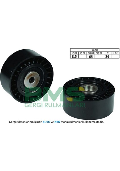 Mtxdpn Alternatör Gergi Rulmani Touareg-A4-A5-A6-A8-Q5-Q7 2.7-3.0tdi 2004 Cglc-Bks-Bmk-Bun