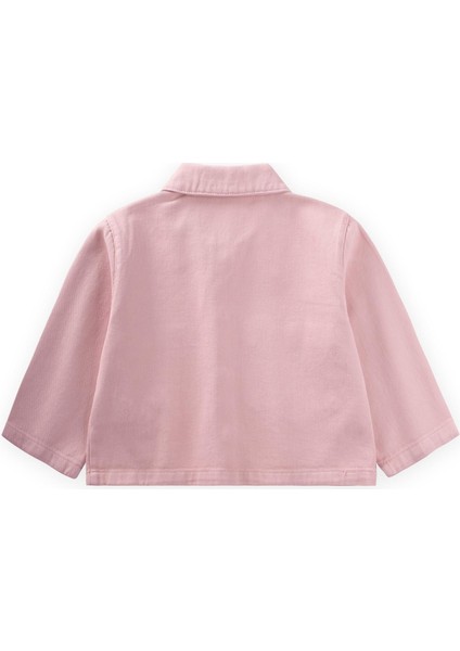 Büyük Çift Cepli Gabardin Ceket 2-7 Yaş Pembe fiyatları