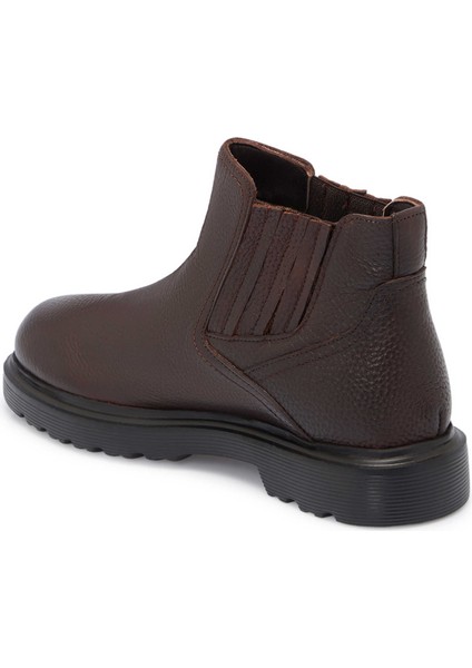 Kahve Hakiki Deri Erkek Casual Bot - E24K1BT57035-A42 fiyatları