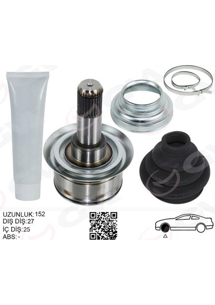 Mtxdpn Aks Kafasi Arka Sağ/sol Bmw F10 F12 F13 F06 152MM Diferansiyel Diş 27
