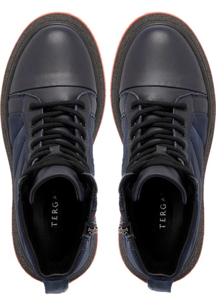 Lacivert Deri-Tekstil Kadın Casual Bot - K24K1BT67547-K0O indirimleri