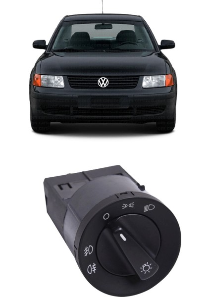 Vw Volkswagen Passat B5 ve B5.5 1997-2005 Uyumlu Ön Arka Sisli Far Açma Düğmesi Anahtarı 1C0941531