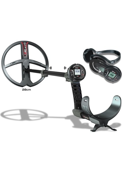 Xp Ws6 Master Dedektör (Ws6 Kablosuz Kulaklık ve 28CM Fmf Başlık Ile) Siyah