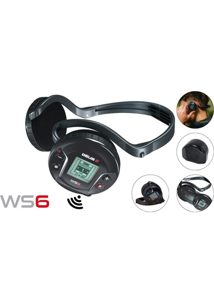 Xp Ws6 Master Dedektör (Ws6 Kablosuz Kulaklık ve 28CM Fmf Başlık Ile) Siyah fırsatları