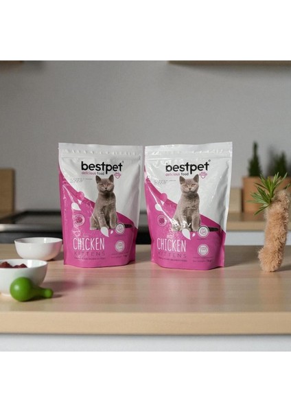 Tavuklu Yavru Kedi Maması 1kg*2 Adet