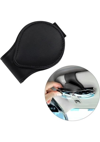 Araba Araç Gözlük Ruhsat Tutucu Mıknatıslı Askı Mandal Klips (Güneşliğe Takılır)