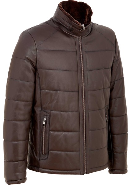 Kahve Hakiki Deri Erkek Hakiki Deri Mont - E23BDM310466-Q3I fiyatları