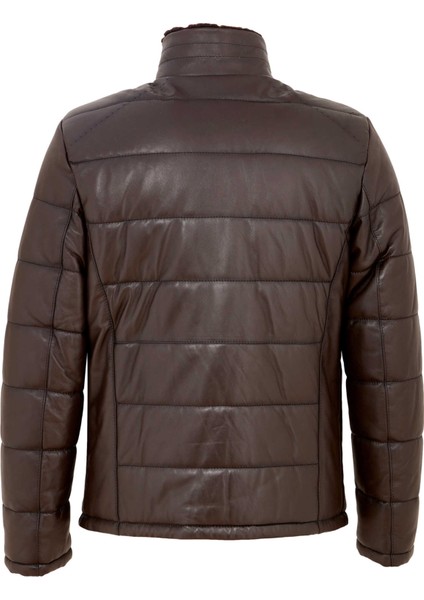 Kahve Hakiki Deri Erkek Hakiki Deri Mont - E23BDM310466-Q3I fırsatları