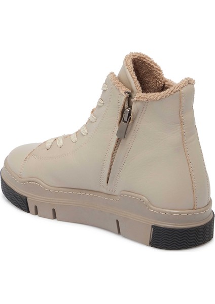 Gri Deri Kadın Casual Bot - K24K1BT67533-B43 fiyatları