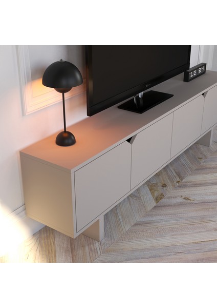 Öz Tv Ünitesi - 180 cm Modern Tasarım, Ekonomik Tv Ünitesi,kulpsuz modelleri