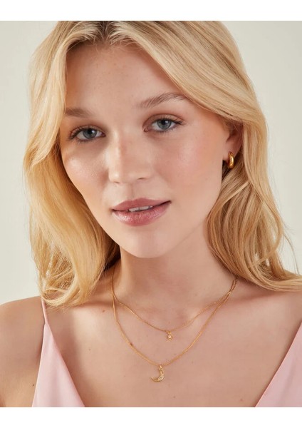 Z Çoklu Kolye 14 Ayar Altın Kaplama modelleri