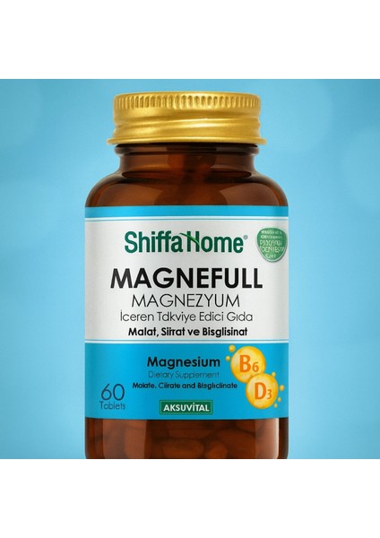 Magnezyum Kapsül (60 Kapsül) (Malat & Sitrat & Bisglisinat)