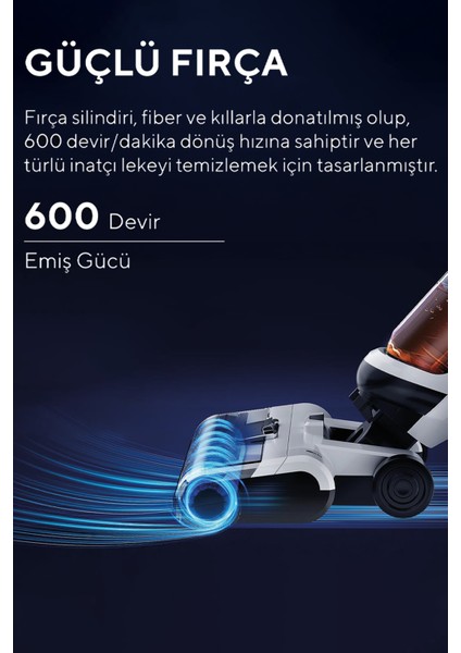 Islak & Kuru Şarjlı Kablosuz Dikey Süpürge Hwdvc-01 modelleri