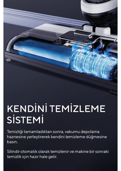 Islak & Kuru Şarjlı Kablosuz Dikey Süpürge Hwdvc-01 indirimleri