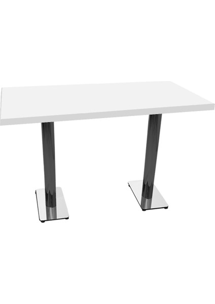 Karanfil Laminat Masa (80X120) - Beyaz