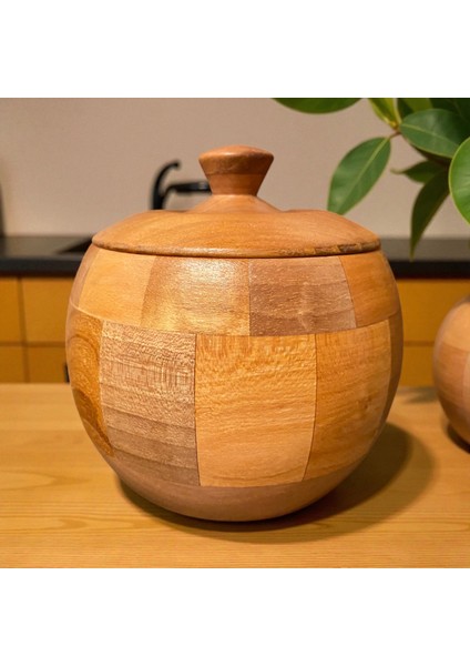 🌰🌳🍯 El Yapımı Meşe, Ceviz & Dut Ağacından Ahşap Şekerlik