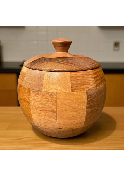 🌰🌳🍯 El Yapımı Meşe, Ceviz & Dut Ağacından Ahşap Şekerlik indirimleri