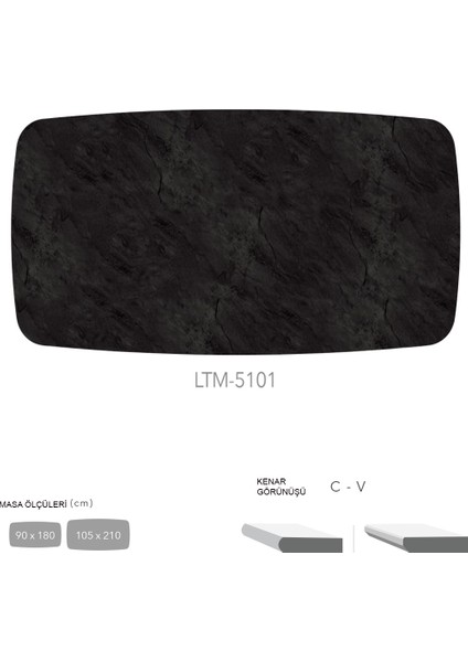 Cdf Masa Tablası 105X210 - DCLTM5101