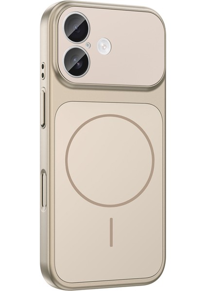 iPhone 17 Kılıf Sah M-Safe Şarj Özellikli Kamera Korumalı Formen Kapak - Turuncu fırsatları