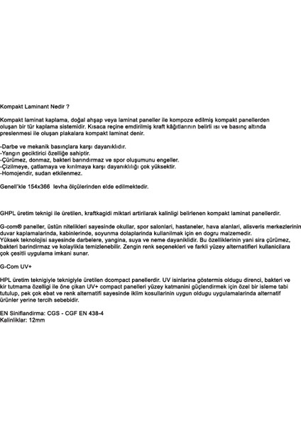 Kompakt Laminat Masa Tablası (70X70) - Afyon Marble modelleri