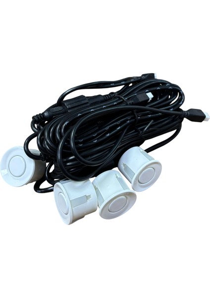 Araç Park Sensörü Gözü 22MM Beyaz (SNR22-W) 4 Adet Fiyatı fiyatları