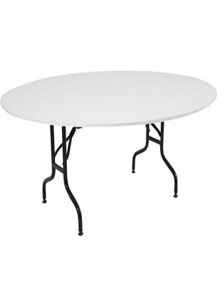Otel Masası Katlanabilir Mdf Tabla Masa Yuvarlak 160 cm